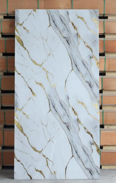 1220*2600*3MM SPC Wall Panel UV Marble Sheet For House Decoration best